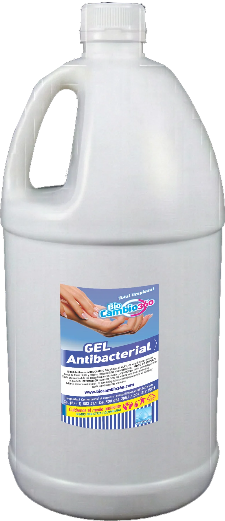 Gel antibacterial 70%