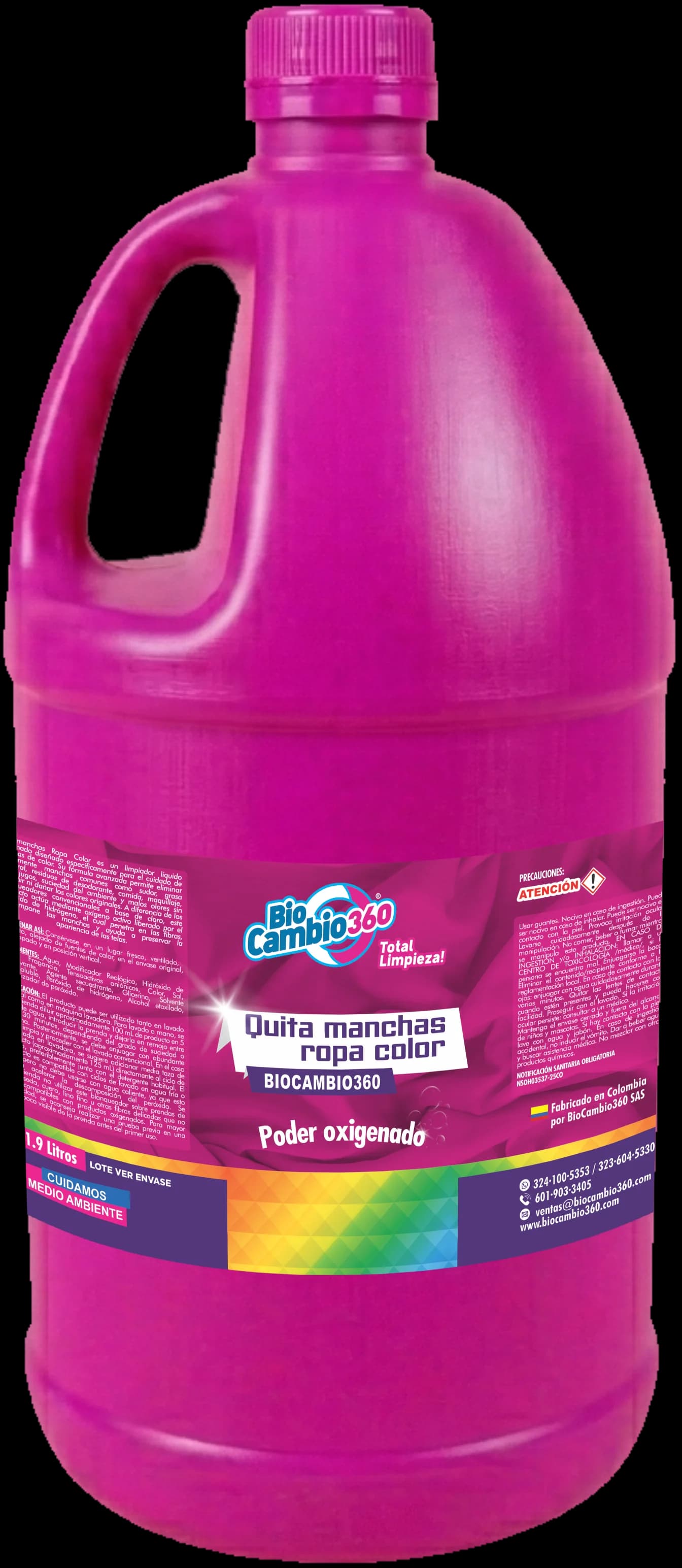 Quitamanchas ropa color 1L