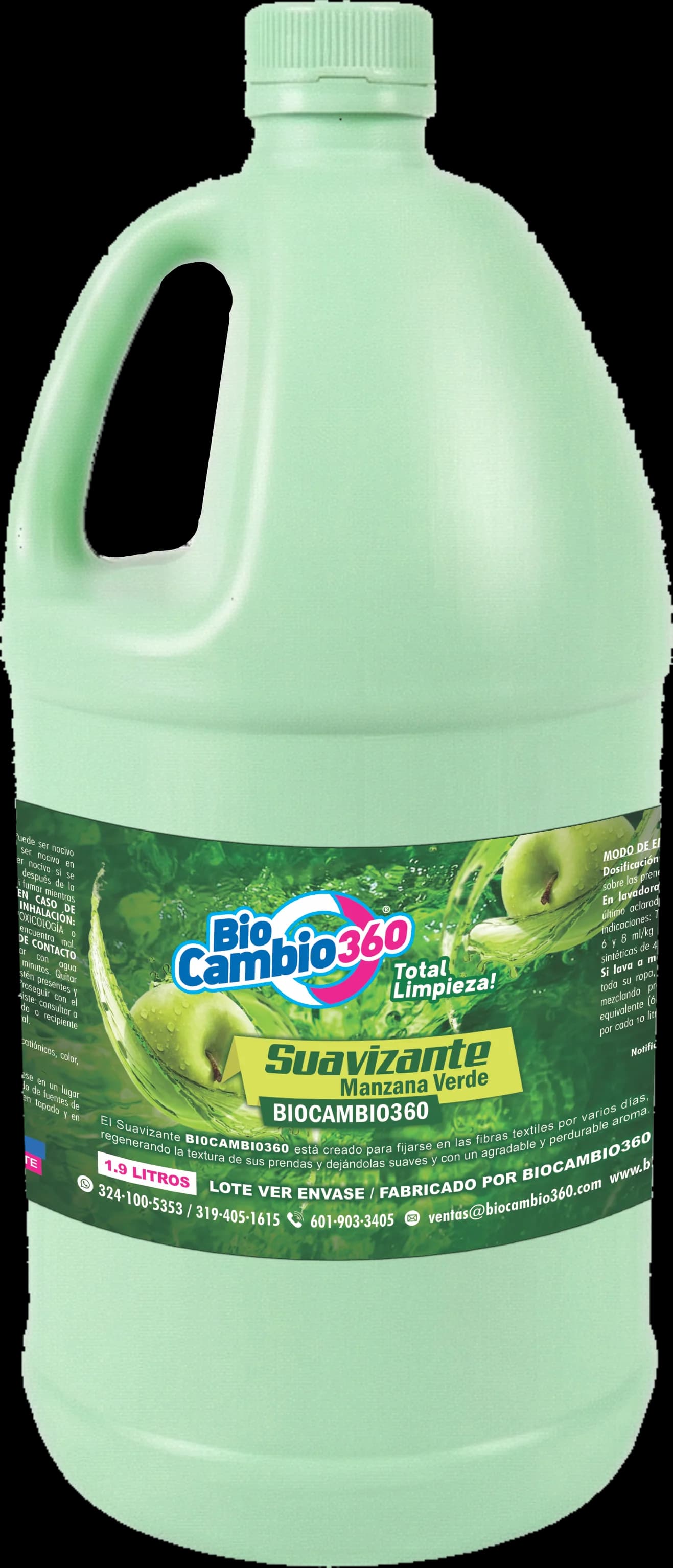 Suavizante Manzan Verde 1/2G